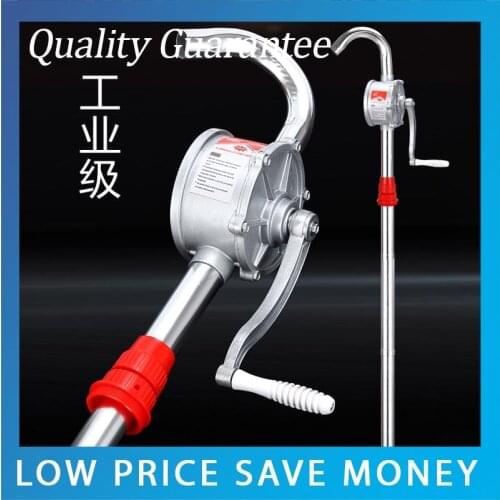 Aluminum Alloy Hand Pump Portable Oil Drum Pump Manual Fuel Transfer Pump