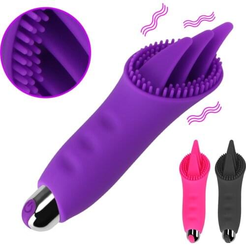 Nipple Licking Clitoral Stimulation Clit Massager Tongue Licking Vibrator Sex Toys for Women Adult Sex Products 10 frequency