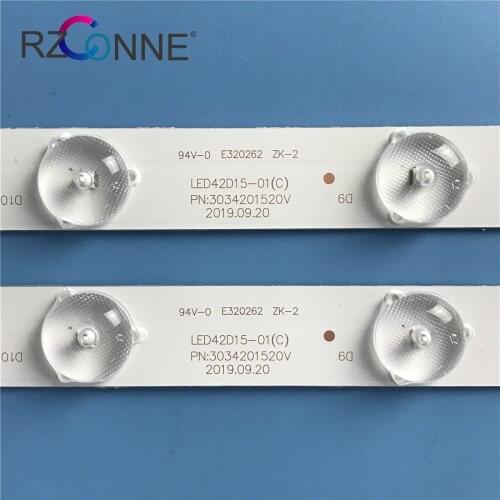 LED Backlight strip for Haier 42'TV LED42D15-01(C) 3034201520V LE42B310G LE42B510F LS42K5500 LS42H6000 V420HJ2-PE1 JVC LT-42C571
