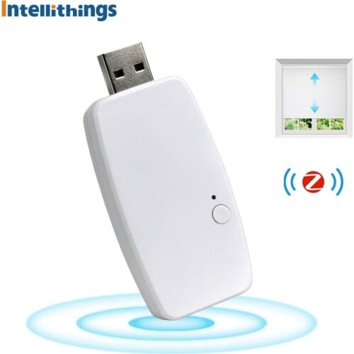 Intellithings Tuya Zigbee Dongle USB Charge App Control For Am15 Blinds Motor Work with Tuya Zigbee Hub Smart Curtain Mini Size
