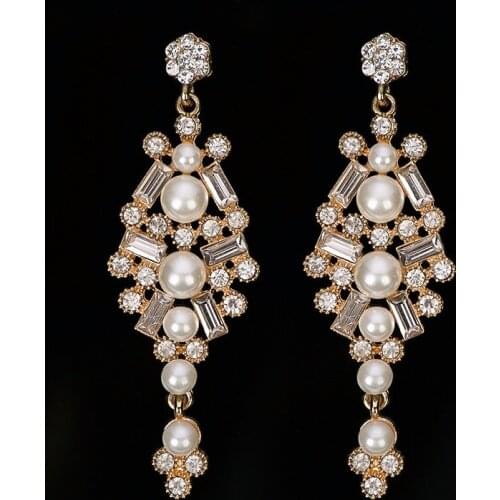 YFJEWE New Wedding Jewelry Women Earrings Bijoux Genuine Elements Austrian Crystal Earrings #E312