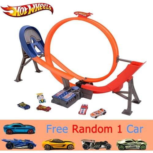 Hot Wheels Electric Car Track Plastic Matal Railway Vehicles Kid Toy brinquedo Educativo Hotwheels Track Classic Y3105 For Gift