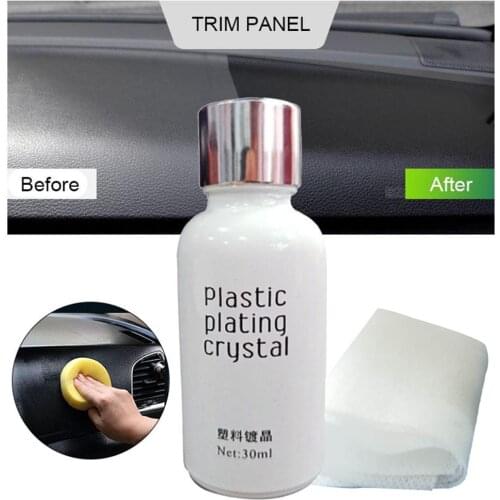 30ML Car Coating Liquid Plating With Sponge Motorcycle Paint Care Crystal Glass Polishing Coating Plastic Plating Refurbishing