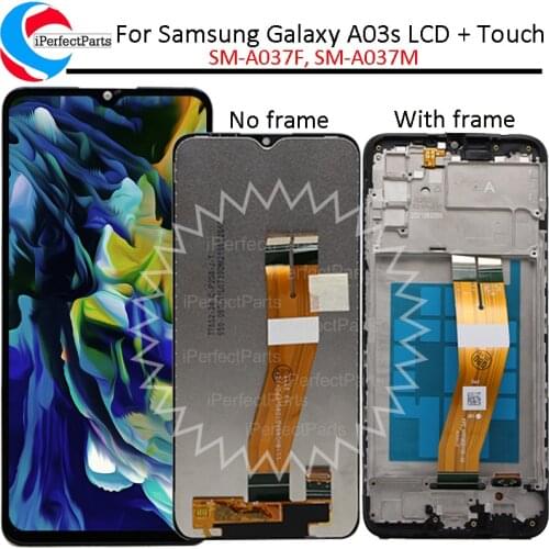 6.5'' For Samsung Galaxy A03s LCD Display Touch Panel Screen Assembly Digitizer Pantalla For Samsung A03s LCD SM-A037F, SM-A037M