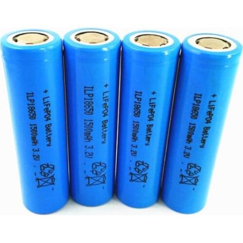 10PCS 1500mAh 3.2V LiFePO4 18650 Battery lifepo4 IFR 18650 li-ion Rechargeable Battery Batteries Cell For Power tools