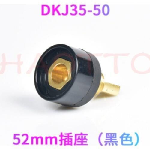 5pcs Shanghai General Electric welding machine 250 / 315 quick connector 52mm rear plate socket dkj35-50