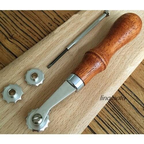 American Pitch Roller Leather Pitch Wheel Three Wheels Replaceable Auxiliary Positioning Punch
