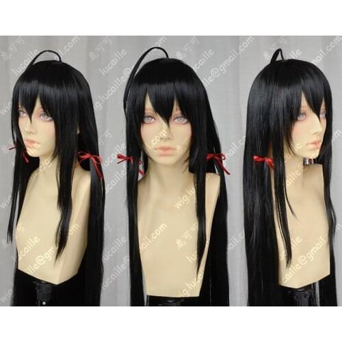 Anime My Youth Romantic Comedy Is Wrong, As I Expected Yukinoshita Yukino Cosplay Wig Synthetic Hair Wigs + Wig Cap + Ribbons