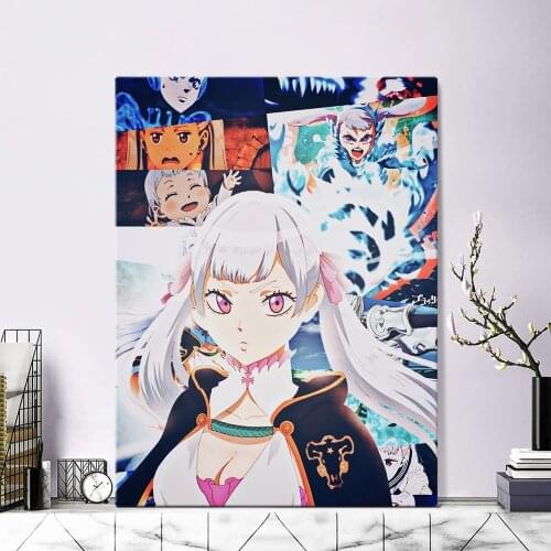 Black Clover Noelle Silva Anime Black Bull Decoration Home Decor Canvas Painting Living Room Wall Art Pictures Posters Prints