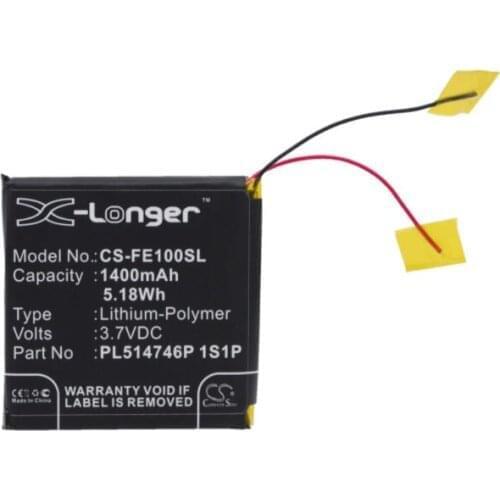 Cameron Sino 1400mAh Battery PL514746P 1S1P for Fiio E10, E10K, E11K