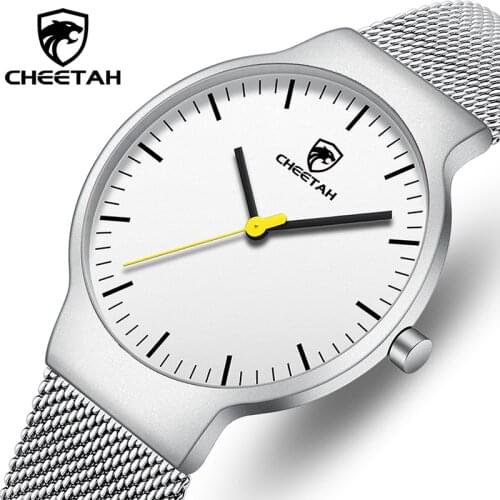 Мужские серебряные часы CHEETAH China At AliExpress