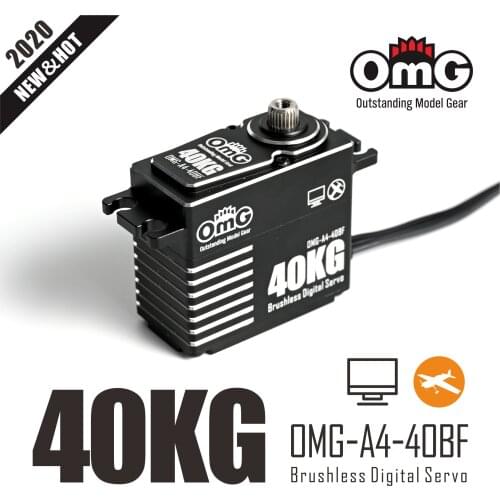 OmG 40KG Waterproof IP67 CNC Full Metal High Voltage Digital Servo Fit for 1:10/1:8 crawler 1:10 RC Vehicle and helicopter