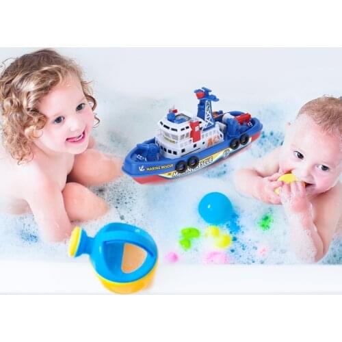 Children Electric Music Light Boat Skillful Design and Exquisite Appearance Model Toys Water Spray Boat Educational Toy