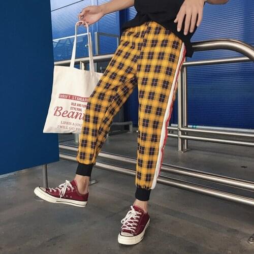 Мужские брюки в клетку Fanceey China At AliExpress