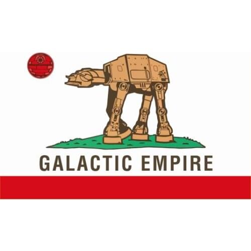 3x5ft Galactic Empire Flag 100% polyester flags with California Republic Banner