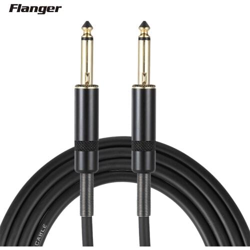 Flanger FLG-001 Pro Guitar Cable Super Silent Plug Cable Electric Guitar Connecting Cable No Noise No Electricity Buzz 3 Meters