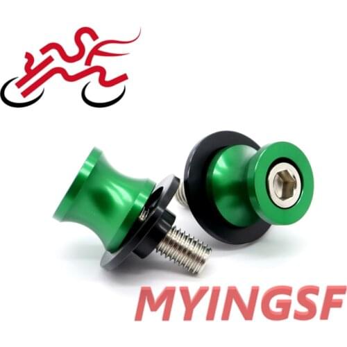 Swingarm Spools Slider For KAWASAKI Z 250/300/750/750R/750S/1000 ER-6N ER-6F ER6N ER6F Z250 Z300 Z750 Z1000 Stand Screw M10 CNC
