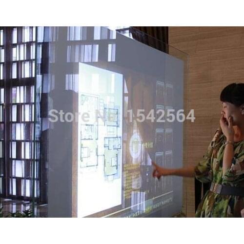 Chinese 42" 6 points transparent multi-touch foil interactive touch film