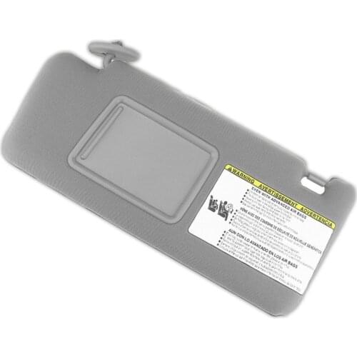 Gray Front Left Driver Side Sun Visor Makeup Mirror Fit For Toyota Tacoma 2005 2006 2007 2008 2009 2010 2011 2012 7432004181B1