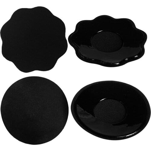 1Pair Reusable Silicone Breast Petals Nipple Cover Stickers Invisible Bra Pasties Pad Push Up Stick On Bra Accessories