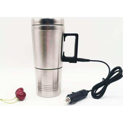 New Car Heating Cup 12/24V Water Heater Kettle Electric Kettle Coffee Tea Boiling Heated Mug Water Heater Travel kettle For Car
