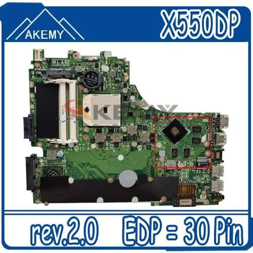 New Akemy 100% working for asus X550DP X750DP K550D motherboard rev.2.0 EDP = 30 Pin
