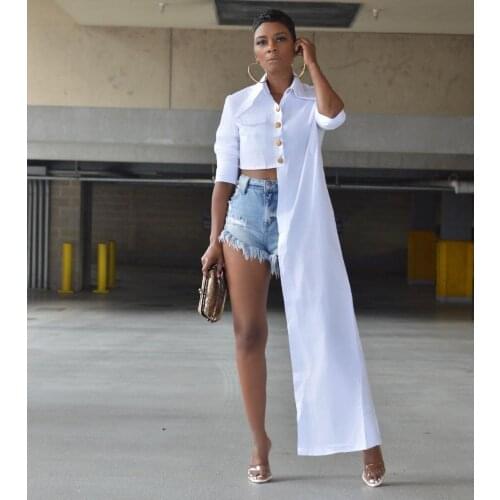 RANMO Button Down Blouses