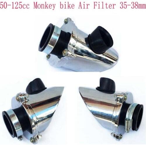 Mini Motorcycle Scooter Silver Motorcycle Air Filter Fit For Honda Monkey Bike Orangutan Bike Parts Z50 Dirt Pit Bike Z50