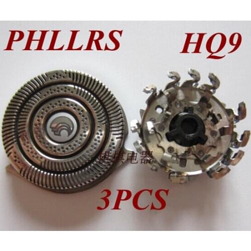 3pcs HQ9 razor blade replace head for philips Norelco electric shaver HQ8100 HQ8120 HQ8140 HQ8142 HQ8150 HQ8160 HQ8170 HQ8174