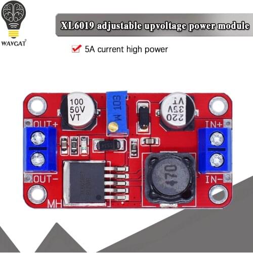 XL6019 DC-DC Booster module Power supply module output adjustable Super LM2577 XL6009 step-up module output 5V 12V 24V adjustabl