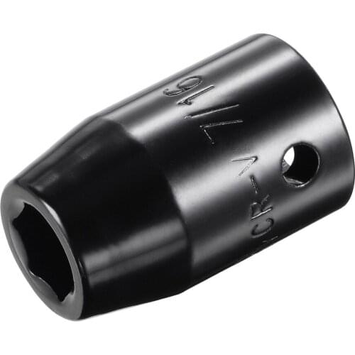 Uxcell Square Drive 6-Point Impact Socket, CR-V Steel, Shallow SAE Sizes for Square Drive Ratchet Extension