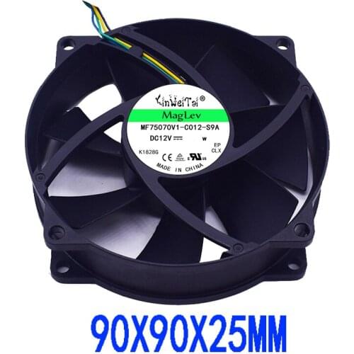Cpu cooling fan for PV902512P 12V 0.40A 9CM 9025 4-wire fan