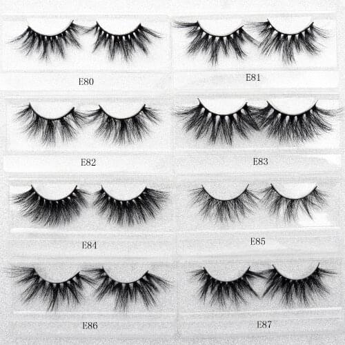 Visofree Mink Eyelashes Makeup Crisscross Dramatic Eyelashes High Volume 3D Mink Lashes Handmade Full Strip Lashes Soft Eye Lash
