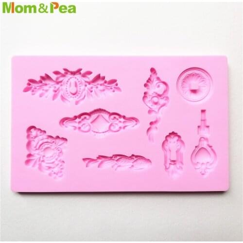 XK579 Deco Shaped Silicone Mold Gum Paste Chocolate Ornamental Fondant Mould Cake Decoration Tools