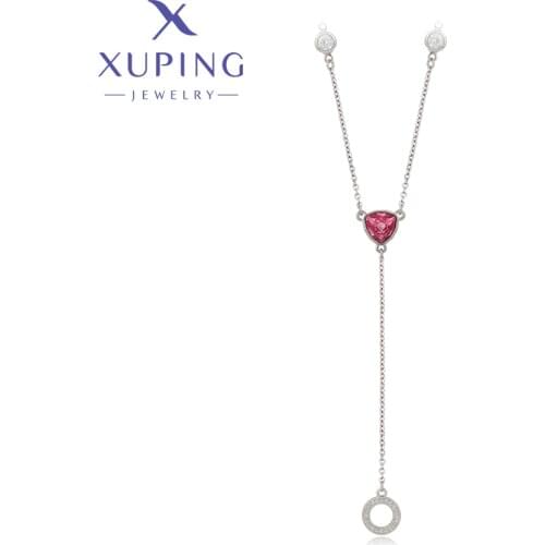 Xuping Jewelry Fashion New Arrival Crystals Pendant Necklaces for Women Gifts 40332