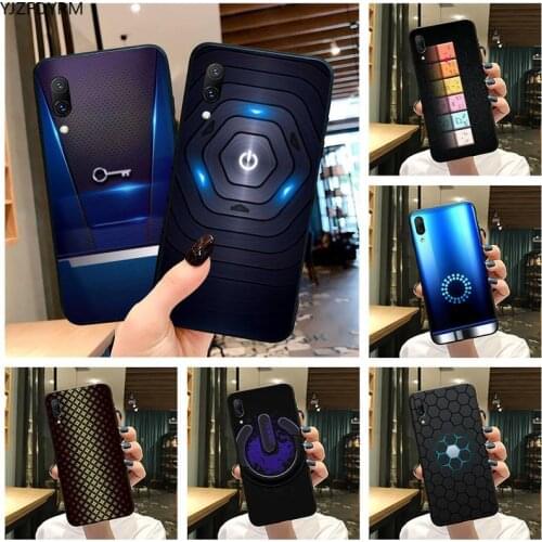 YJZFDYRM Black Technology Luxury Soft Phone Cover For Vivo Y91c Y17 Y51 Y67 Y55 Y7s Y81S Y19 V17 vivos5
