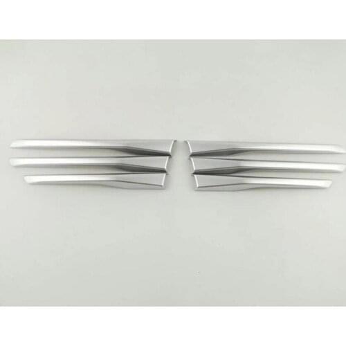 6PCS ABS Chrome Durable Car Front Headlight Fog Light Lamp Cover Trim Eyelid For Cadillac XT5 2016 Car Styling Accessories