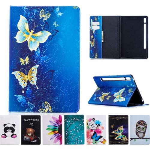 Case For Samsung Galaxy Tab S7 SM-T870 SM-T875 T870 T875 2020 11 inch Cover Funda Tablet Fashion painted Stand Shell Coque +Gift