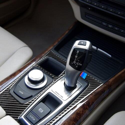 For BMW E70 Old X5 E71 Old X6 Gear Panel Low Configuration - Start Button Red - Right Hand Drive X5 (2008-2013) X6 (2009-2014)