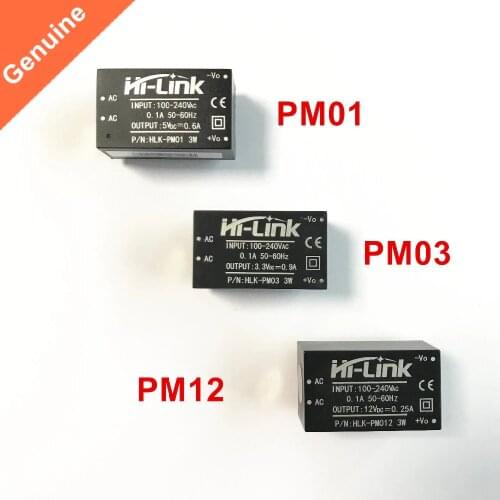 HLK-PM01 HLK-PM03 HLK-PM12 AC-DC 220V to 5V/3.3V/12V mini power supply module