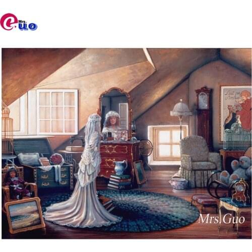 Romantic Reminiscence Woman Dream diy diamond Painting Full Square/Round embroidery Pictures of rhinestones Wedding Decoration