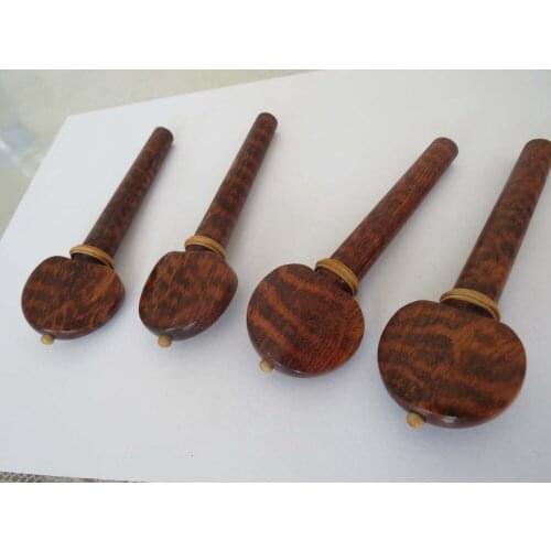 1 set (4pcs) snakewood cello tuning pegs 4/4 full size cello parts