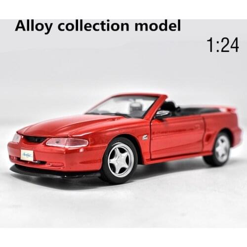 High simulation 1967 Mustang GT Nostalgic Edition,1:24 advanced alloy car models,diecast metal 3 open the doors,free shipping