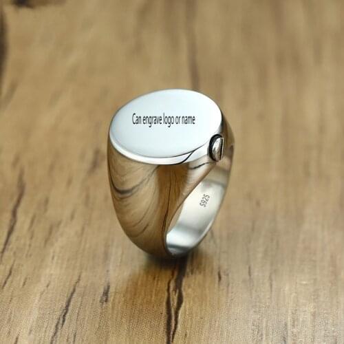 925 sterling silver fashion bare body casting can open mens ring