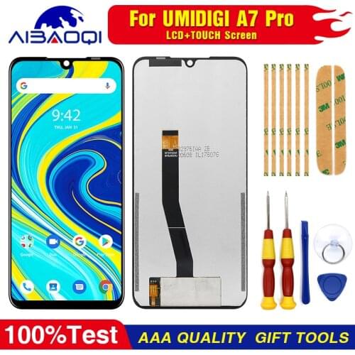 New Original Touch Screen LCD Display For Umidigi A7 Pro Replacement Parts + Disassemble Tool