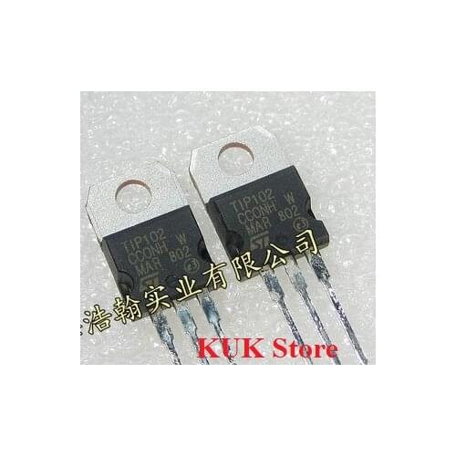 Real Original 100% NEW TIP102 TO-220 10PCS/LOT