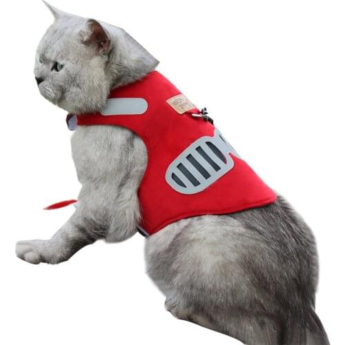 Pet Chest Harnes Reflective Design Integrated Version Selected Breathable Polyester Mesh Suede Fabric Material Light Comfortable