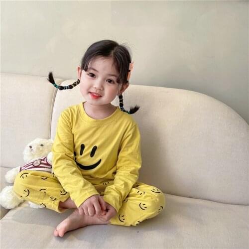 Girl Boys Pajamas Suits 2021 Cool Spring Summer Nightclothes Nightgowns Homewear Sleepwear Pajamas Sets Children Clothing