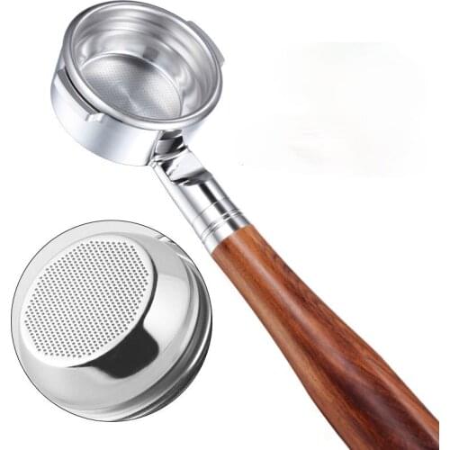 Coffee Machine Coffee Bottomless Handle 58mm Two Ear Coffee Handle Stainless Steel Coffee Machine Handle