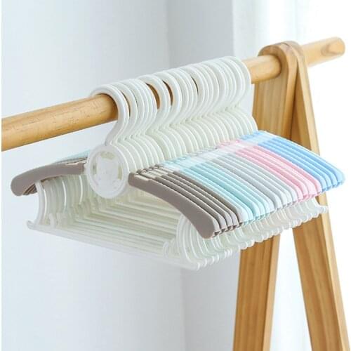 Sainwin 10pcs/lot Children Coat Hangers/Baby Clothes Hangers/Telescopic Household Hangers/Retractable Hangers